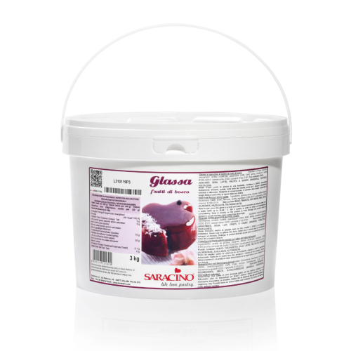 Polewa lustrzana Mirror Glaze Saracino Owoce Leśne 3kg