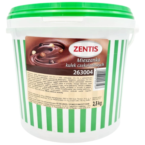Chrupiące kulki czekoladowe mieszanka Zentis 2,5kg