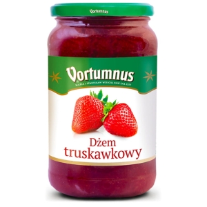 Dżem truskawkowy o obniżonej zawartości cukru Vortumnus 920g