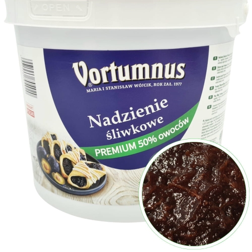 Nadzienie śliwkowe Premium 50% owoców Vortumnus 6kg