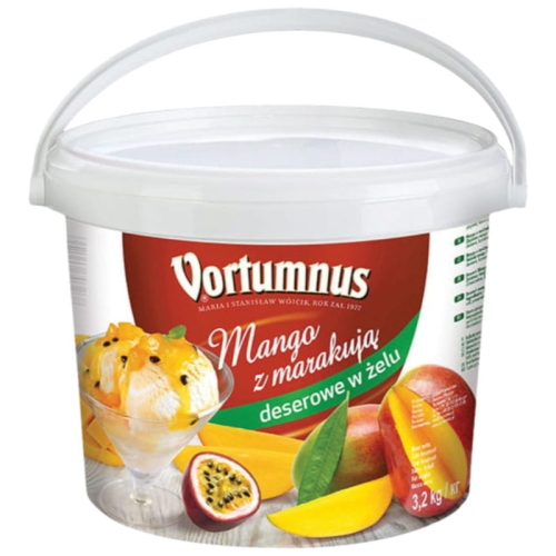 Mango z marakują 50% owoce deserowe w żelu Vortumnus 3,2kg