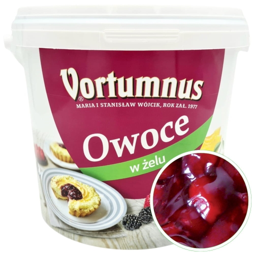 Wiśnia 60% owoce w żelu Vortumnus 6kg