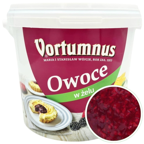 Malina 60% owoce w żelu maliny Vortumnus 6kg
