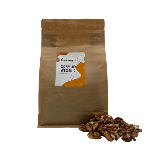 Orzechy włoskie łuskane połówki Upieczmyto 500g