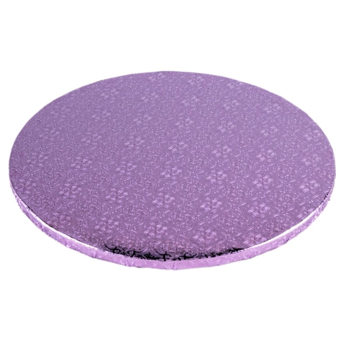 Podkład pod tort gruby 10mm sztywny powlekany Fioletowy 30cm