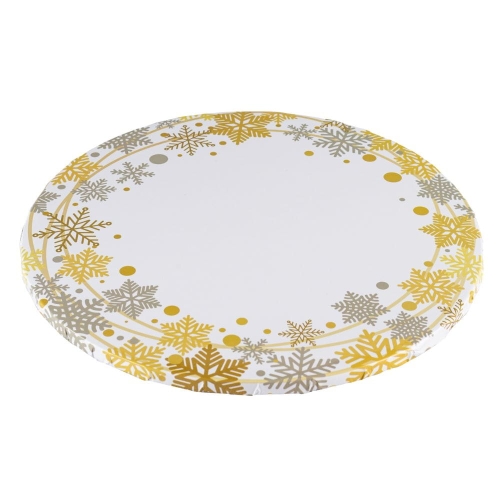 Podkład pod tort Merry Christmas gruby 10mm sztywny 30cm