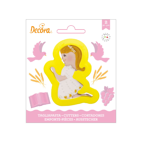 Wykrojnik komunijny Dziewczynka foremka Decora 8,5cm