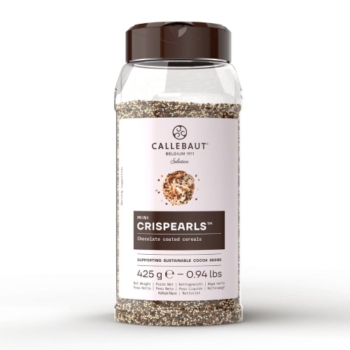 Posypka mini Crispearls perełki czekoladowe mix Callebaut 425g