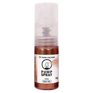 Miedziany brokat jadalny drobny pyłek w pompce New Copper 10g