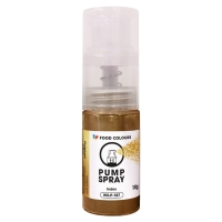 Złoty brokat jadalny pyłek w pompce Original Gold 10g