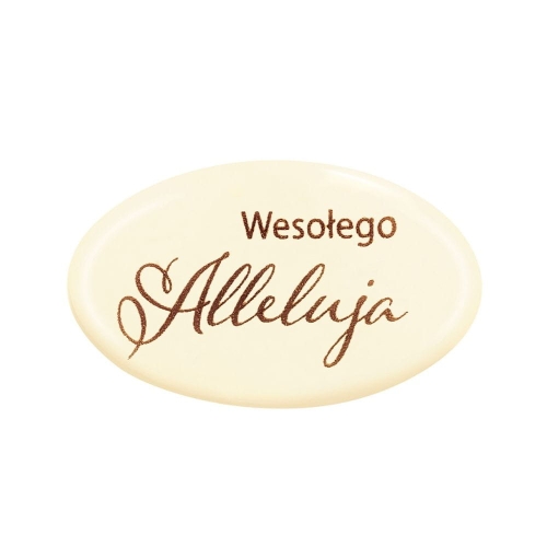 Wesołego Alleluja dekoracja czekoladowa na Wielkanoc 330szt