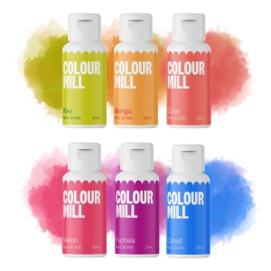 Zestaw 6 barwników spożywczych Colour Mill Tropical 6x20ml