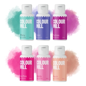 Zestaw 6 barwników spożywczych Colour Mill Fairytale  6x20ml