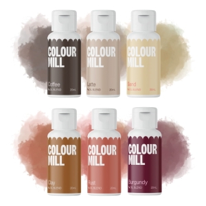 Zestaw 6 barwników spożywczych Colour Mill Outback 6x20ml