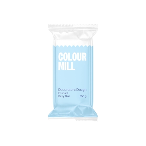 Jasnobłękitna masa cukrowa fondant Colour Mill Baby Blue 250g