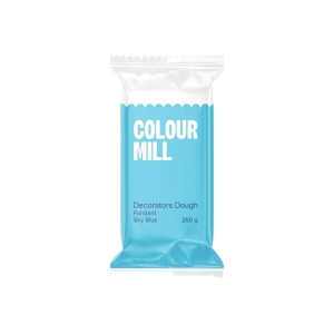 Błękitna masa cukrowa fondant Colour Mill Sky Blue 250g