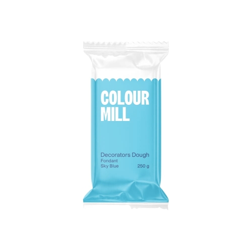 Błękitna masa cukrowa fondant Colour Mill Sky Blue 250g