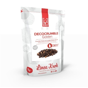 Złota kruszonka kakaowa posypka Decorumble Modecor 1kg
