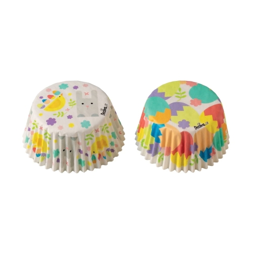 Papilotki do muffinek Wielkanoc Królik i Jajka 50x32 Decora 36szt