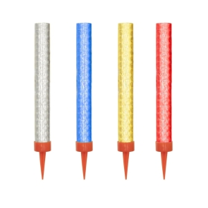 Fontanna raca na tort Cztery Kolory fontanna tortowa 12cm 4szt