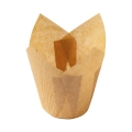 Papilotki do muffinek Tulipany 50x100mm Decora Kraftowe 24szt