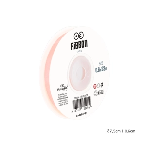 Wstążka satynowa 6mm Różowe Złoto tasiemka 23m