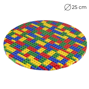 Podkład pod tort Klocki gruby 10mm sztywny 25cm