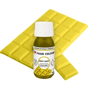 Barwnik w płynie do białej czekolady Jasny Żółty 18ml