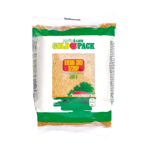 Cukier Trzcinowy nierafinowany Demerara Goldpack 500g