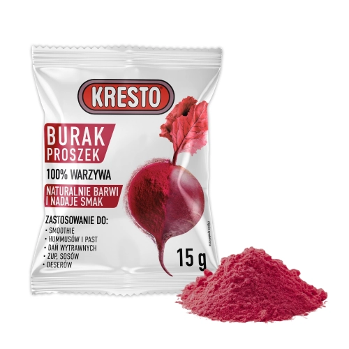 Burak liofilizowany proszek 100% warzywa Kresto 15g