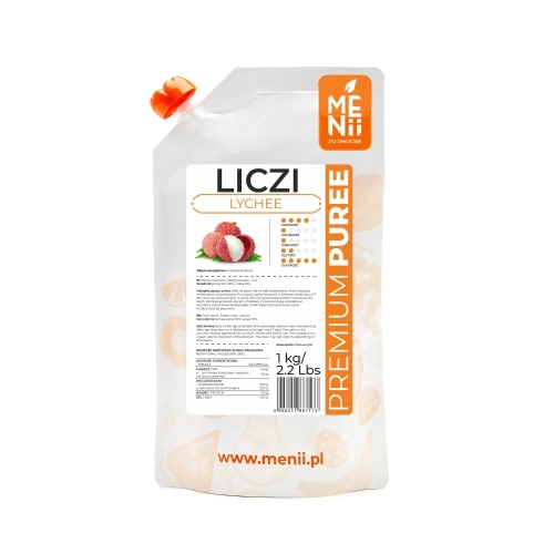 Pulpa owocowa PremiumPuree Menii Liczi 1kg