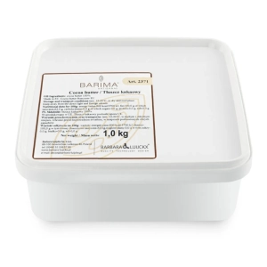 Masło kakaowe naturalne Barima pastylki 1kg