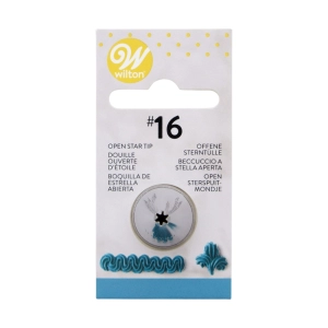 Tylka cukiernicza #16 Wilton standardowa Otwarta Gwiazda