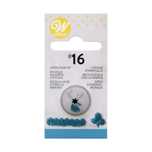 Tylka cukiernicza #16 Wilton standardowa Otwarta Gwiazda