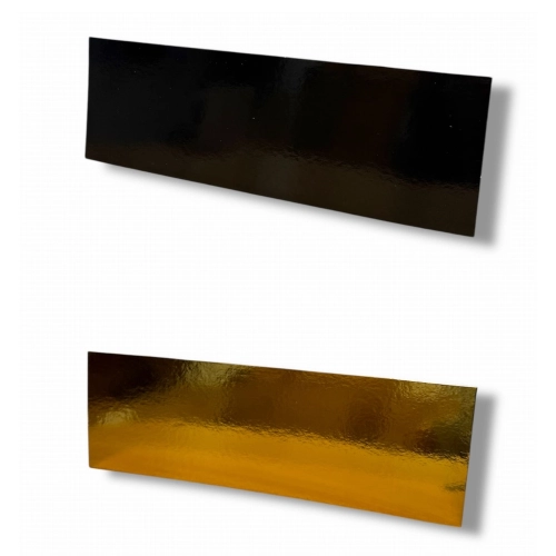 Podkładka pod ciasto Prostokątna Złota cienka 38x5x13cm