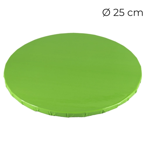 Podkład pod tort gruby 10mm sztywny Zielony Limonkowy 25cm