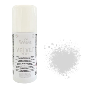 Zamsz spożywczy w sprayu Biały Decora Velvet 100ml