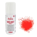 Zamsz spożywczy w sprayu Czerwony Decora Velvet 100ml
