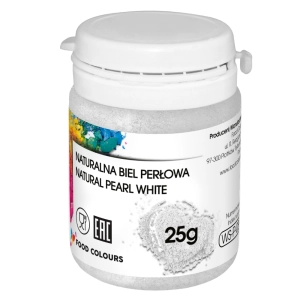 Barwnik spożywczy w proszku naturalna biel perłowa Biały 25g