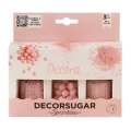 Perełki maczki pałeczki różowe posypki mix Decora 85g