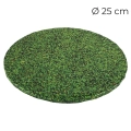 Podkład pod tort Trawa gruby 10mm sztywny zielony 25cm