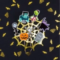 Toppery na babeczki Halloween z potworami