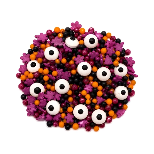 Posypka cukrowa Oczy na Halloween mix z oczkami 60g