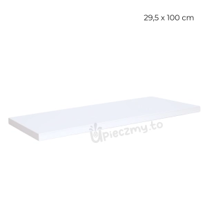 Podkład pod tort long cake styrodurowy Biały 29x100cm