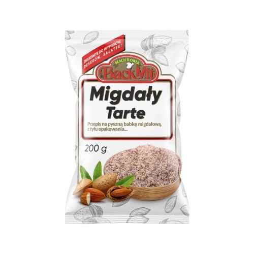 Migdały tarte naturalne BackMit 200g
