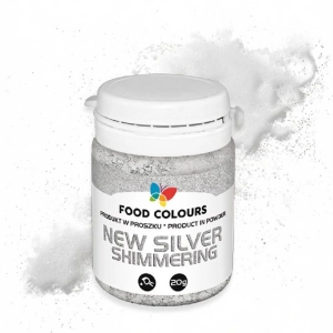 Pyłek do dekorowania Shimmering Dust New Silver Srebrny 20g