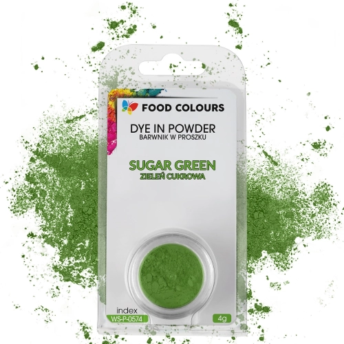 Barwnik spożywczy w proszku Sugar Green