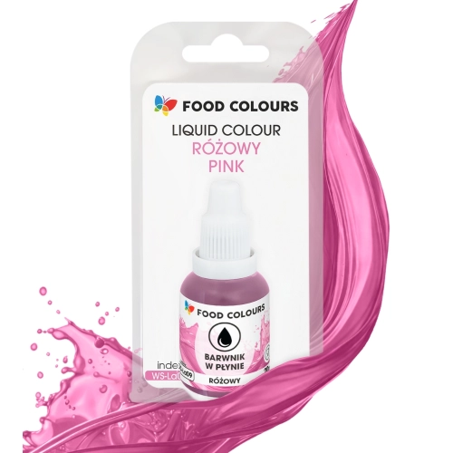 Różowy barwnik do aerografu 20ml