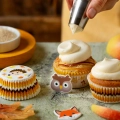 Jesienne papilotki na muffinki babeczki