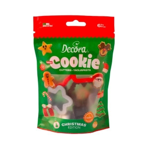 Mini foremki do ciastek na Święta wykrojniki Decora 6szt